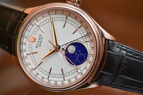 rolex lunar|Rolex moonphase watch.